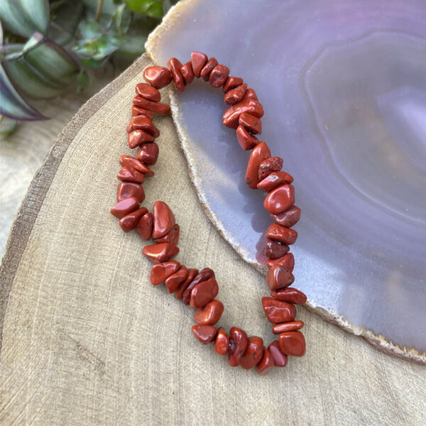 Pulseira de Jaspe Vermelho - Cristal da Vitalidade
